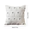 Halloween Ghost Pumpkin Pillowcase Comfortable Ghost&Pumpkin Pillow Cover Throw Pillow Cover for Couch Sofa Bedroom Home Decor