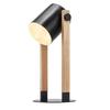 Metal and Wood Table Lamp 23W IP20 E27 Diam 120mm