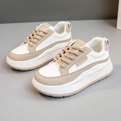 Повседневная обувь на толстой подошве, женская мода, кроссовки на мягкой подошве, повышающие комфорт ходьбы, плоские спортивные нескользящие кроссовки для велоспорта и фитнеса 2024