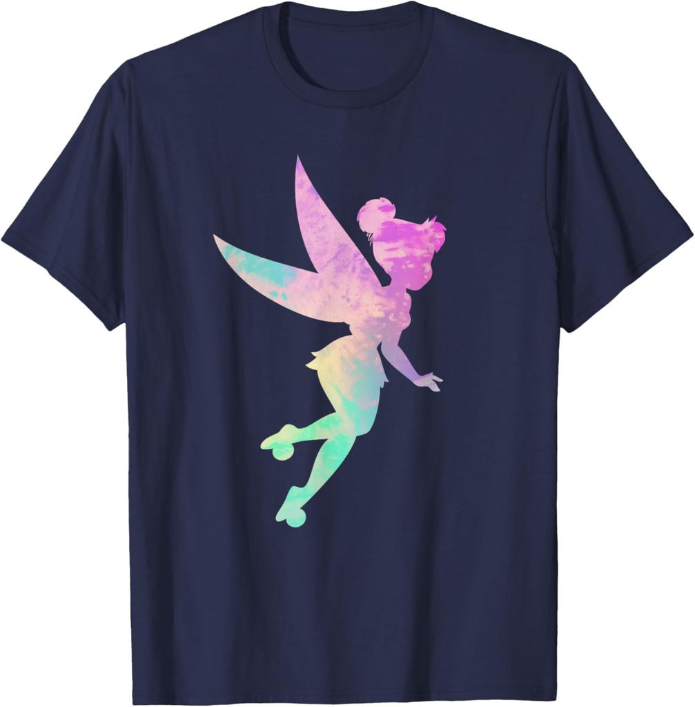 Hot Fashion Unisex Peter Pan Tinker Bell Tie Dye 90s T-Shirt S-4XL Four Seasons Gift