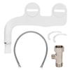 G1/2 Toilet Bidet Seat Attachment Water Spray Double Nozzle Non Electric Sprayer