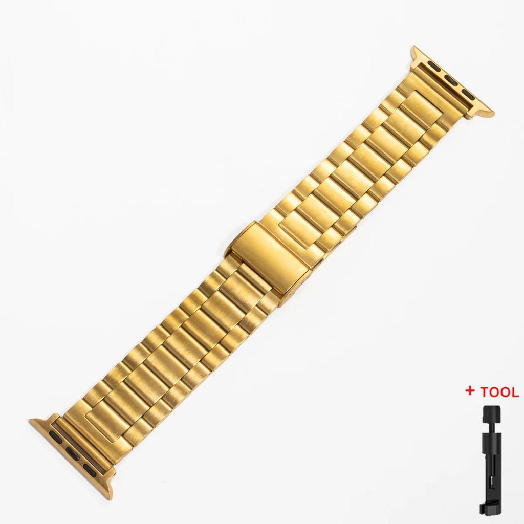 Ремешок из нержавеющей стали для Apple Watch 49 мм 46 44 мм 40 мм 42 мм 38 мм 41 мм Браслет для часов iWatch 11 10 SE 9 86 7 ultra 8 45