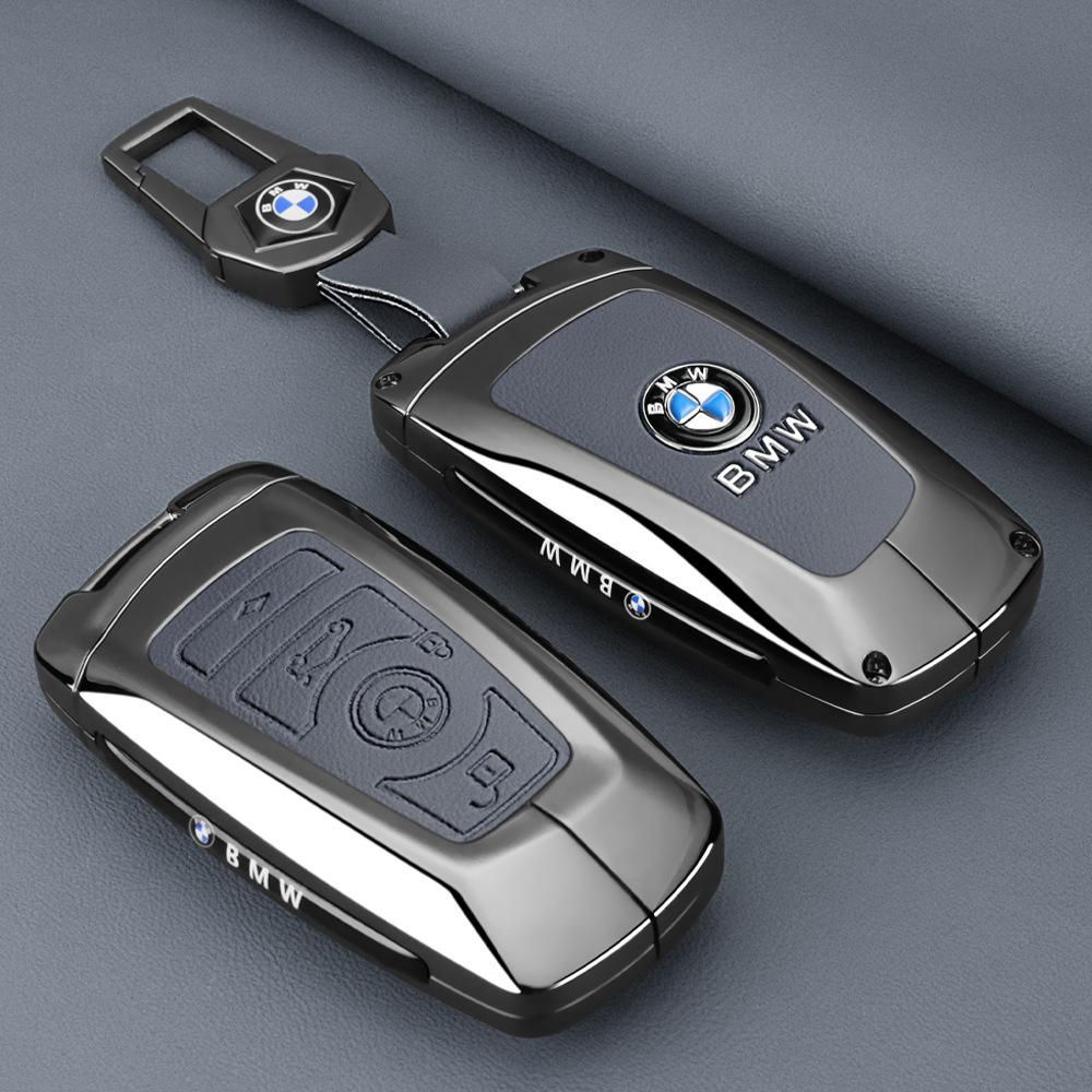 Styling Zinc Alloy Car Key Cover Case Holder For BMW 1 3 7 Series X1 X3 X5 X6 X7 F20 F15 F16 F48 G20 G30 G01 G02 G05 G11 G32 CZ9
