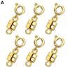 6Pcs Magnetic Necklace Clasp with Lobster Clasp Jewelry Connecting Buckle Necklaces Extender Bracelet Closure DIY Crafts