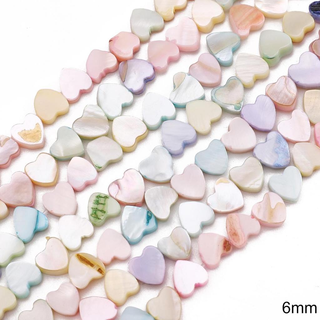 Natural Seashell Moon Round Star Beads For DIY Necklace Bracelet Earrings Jewelry Making