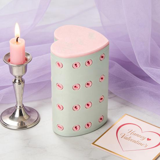 Annoying Gift Box with Screws 3D Printed Heart-shaped Present Box Hilarious Money Card Container Prank Gag Gift for Birthdays Anniversaries Parties