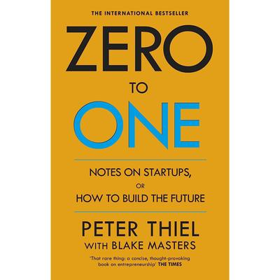 Zero To One Желтые заметки на обложке Startups Papaback