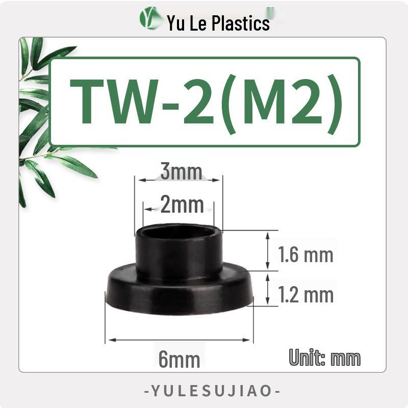 Nylon Insulating T-Type Plastic Washer for Transistor