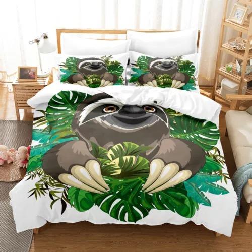 Comforter Palm Leaves Bed Decoration First Choice Gift Suitable For Children Kids And Adults Soft Warm And Breathable