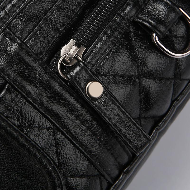 Женская многокарманная стеганая многослойная сумка через плечо AVE