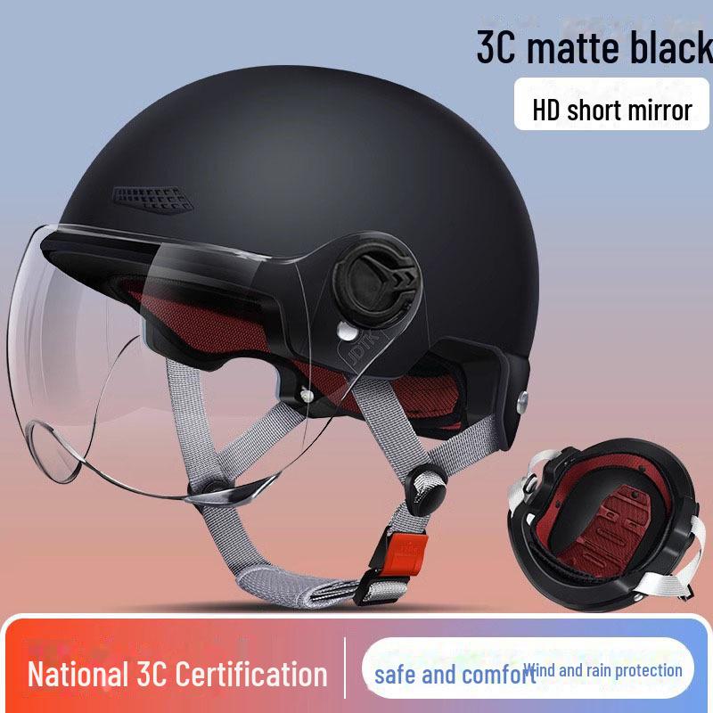 Летний детский защитный полушлем для иностранных электрических велосипедов - шлем для верховой езды унисекс