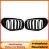 Front Bumper Racing Grille For BMW 5 Series G30 G31 520i 530i 540i M5 2017-2020 Pair Car Double Slat Kidney Grille
