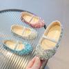 Bling Sequins Girls Shoes Spring Autumn Kids Party Princess Shoes For Girl Soft Breathable PU Leather Shoes