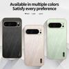Plating Gold Silk Skin Phone Case for Google Pixel 9 8 7 6 10 Pro XL 8A 7A 6A All Around Protect Shell Leather Shockproof Cover