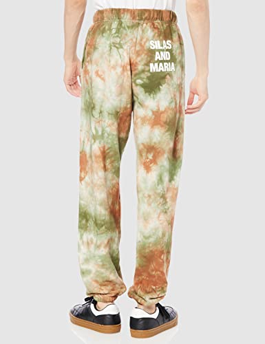 Cyrus Tie Dye Sweat Pants, Men's, Olive, Size L