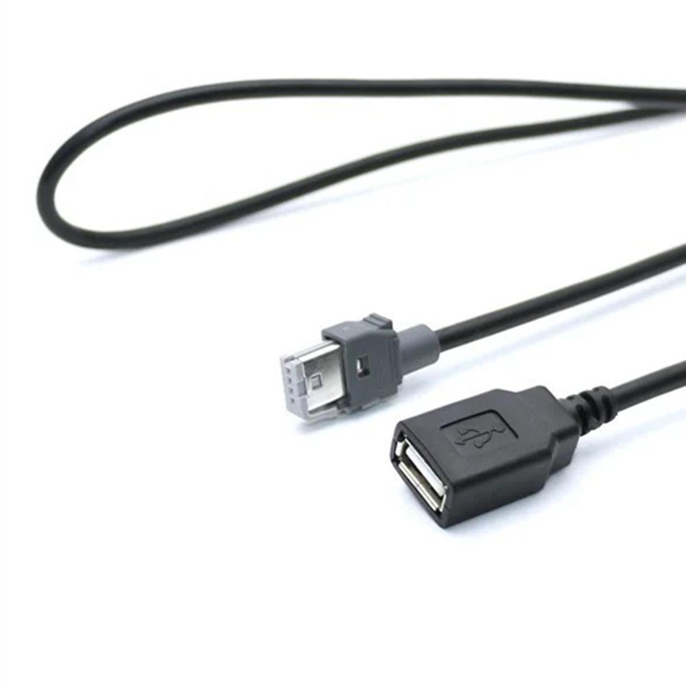 Автомобильный 4-контактный разъем к USB радиокабелю подходит для Kia KX3 KX5 Sorento для Hyundai Sonata