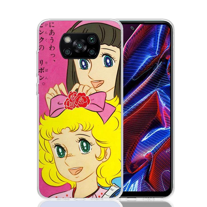Anime Candy Phone Case For Xiaomi Poco F7 Ultra X7 X6 Pro X5 Redmi 15 15C 13 13C 12 12C 10 10A 10C 9 9A 9C 9T Shell Poco X7 X6 X