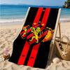 Sport Club Football Crest Printed Microfiber Beach Towel, Soft And Absorbent, Quick-Dry, Ideal for Summer Travel, Beach Essential, Swimming Pool