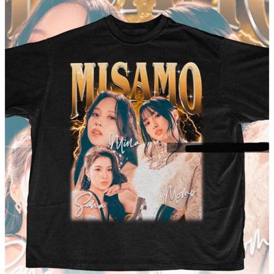 РАСПРОДАЖА Bootleg футболка Misamo - K-pop футболка Twice, Унисекс футболка Twice J-line