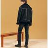 Bang Bang Men S Polar Fleece Lined Bonded Denim jeanS Black