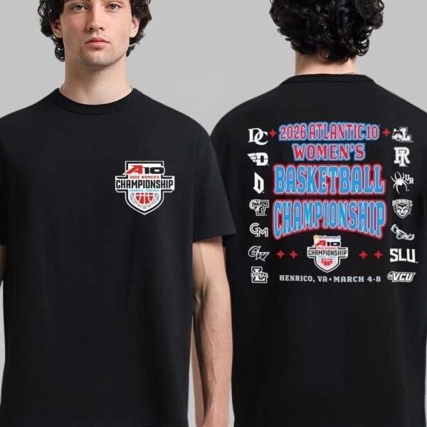 2026 Atlantic 10 Womens Basketball Championship Henrico VA T Shirt