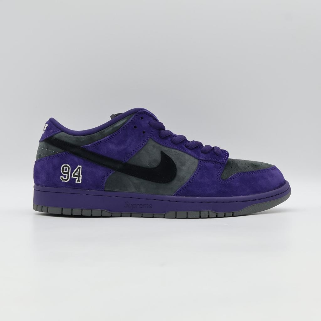 HQ8487-500 Supreme Nike SB Dunk Low Чернильный (Эксклюзивно для Европы и Великобритании) (Мужской)