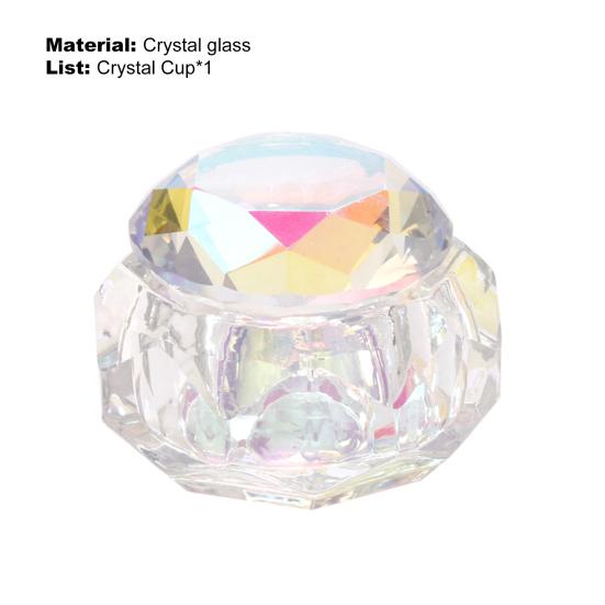 Yousheng Nail Art Dappening Dish Широкое применение Износостойкий аксессуар для ногтей Акриловая жидкая пудра Dappen Plate Bowl для салона