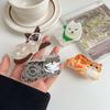 Women Hair Clip Cartoon Cat Dog Shape Hair Claw Anti-slip Teeth Large Size Back Head Shark Hair Claw Hair Accessories
