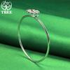 Adjustable 925 Sterling Silver Daisy Flower Bangle For Women Men Fashion Party Girl Birthday Gift Beautiful Jewelry Accessories