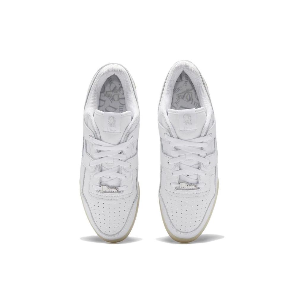 Reebok Dime X Workout Plus White Unisex Sneakers Cloud-White Silver-Metallic Stucco GW9767