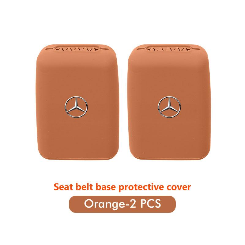 For Mercedes Benz Car Seat Belt Buckle Cover Anti-Scratch Protector Clip Car Accessories Interior C180 C300 W124 W176 W177 C200 MX9