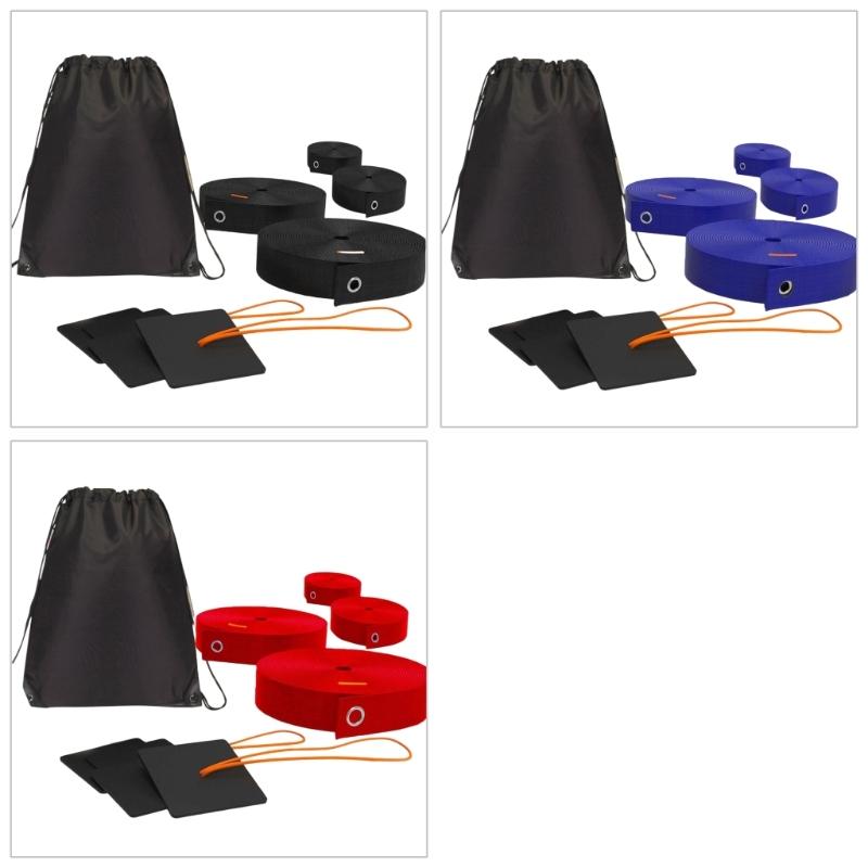 Профессиональная разметка волейбольных площадок для улицы, регулируемая линия границ с песочными якорями, сетчатая сумка, официальный размер