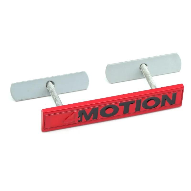 3D Metal 4 Motion Logo Car Grill Emblem Badge Trunk Sticker For VW Golf 5 MK4 T5 T6 Passat 4 B6 B8 B5 Tiguan 4motion AccessoriesNB8