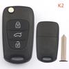 Складной чехол для автомобильного ключа Flip Shell для Hyundai Elantra VERNA IX30/35/Sonata ACCENT TUCSON Avante Solaris для Kia Sportage K5 Soul Rio picanto