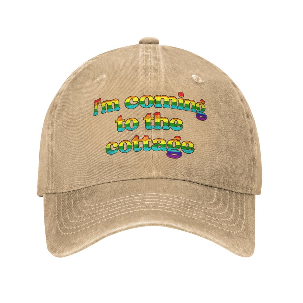 Summer Heated Rivalry Im Coming To The Cottage Baseball Cap Sun Wholesale Print Washed Hip Hop Hats Couple Snapback Cap
