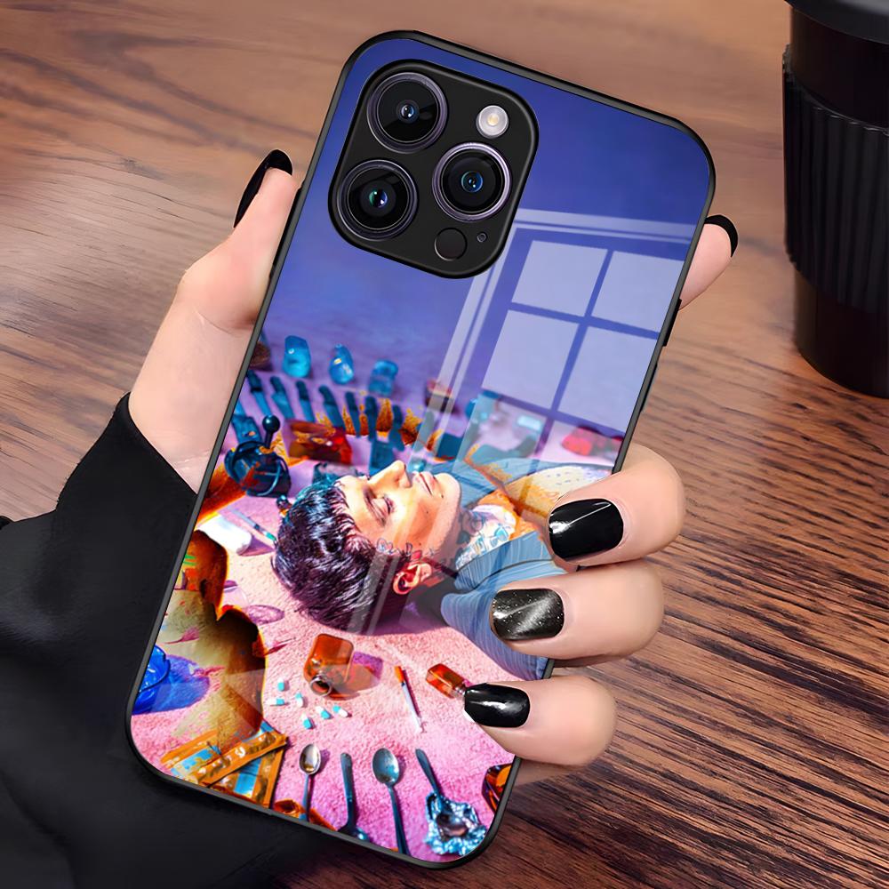 B-Чехол для телефона Bring Me The Horizon Для iPhone 17 Pro Max 15 Pro 16 14 Plus 12 13 Mini 11 Pro Ударопрочный Стеклянный Чехол