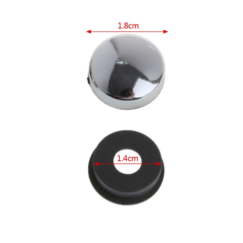 8 шт./компл. универсальные хромированные колпачки для гаек и болтов рамок номерных знаков из АБС-пластика + набор крышек для болтов для легковых и грузовых автомобилей