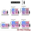 2D flat printing 2pcs Scene Curtain Amusement park, Ferris wheel, carousel, fun, summer Digital Printed Polyester Drapes Party