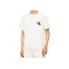 Calvin Klein Футболка с круглым вырезом и принтом логотипа Мужские топы Off-White J323193-YBH