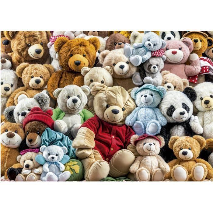 Puzzle - EDUCA - Nounours - 500 pieces - 48x34 cm - Pour enfants a partir de 10 ans