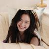Kim Go Eun Cushion Cover Soft Plush Fabric DoubleSided Printed Sofa Cushion Cover for All Seasons Home Decor Gift