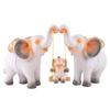 Набор из 3 фигурок слонов для предметов домашнего декора, украшения стола, гостиной, подарочные коробки для свадеб, вечеринок, новоселья