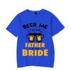Пиво мне, я отец невесты, летние футболки, черная футболка, мужская одежда, забавная графическая футболка, рубашка харадзюку, хип-хоп футболки