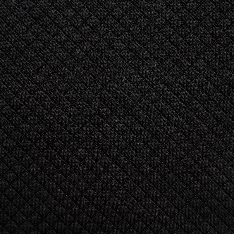 Square Grid Air Layer Jacket: Wire-Padded Polyester-Ammonia Fabric for Casual Home Wear.