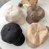 Autumn and winter beret girl versatile face small octagonal hat fashion retro newsboy hat painter hat
