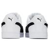 Puma Smash Vulc V3 Удобные Износостойкие Легкие Дышащие Низкие Кеды для Скейтбординга Унисекс Белый Черный 380752-02