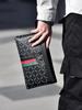 Роскошная мужская сумка-клатч в стиле business casual - Стильная сумка-конверт большого объема