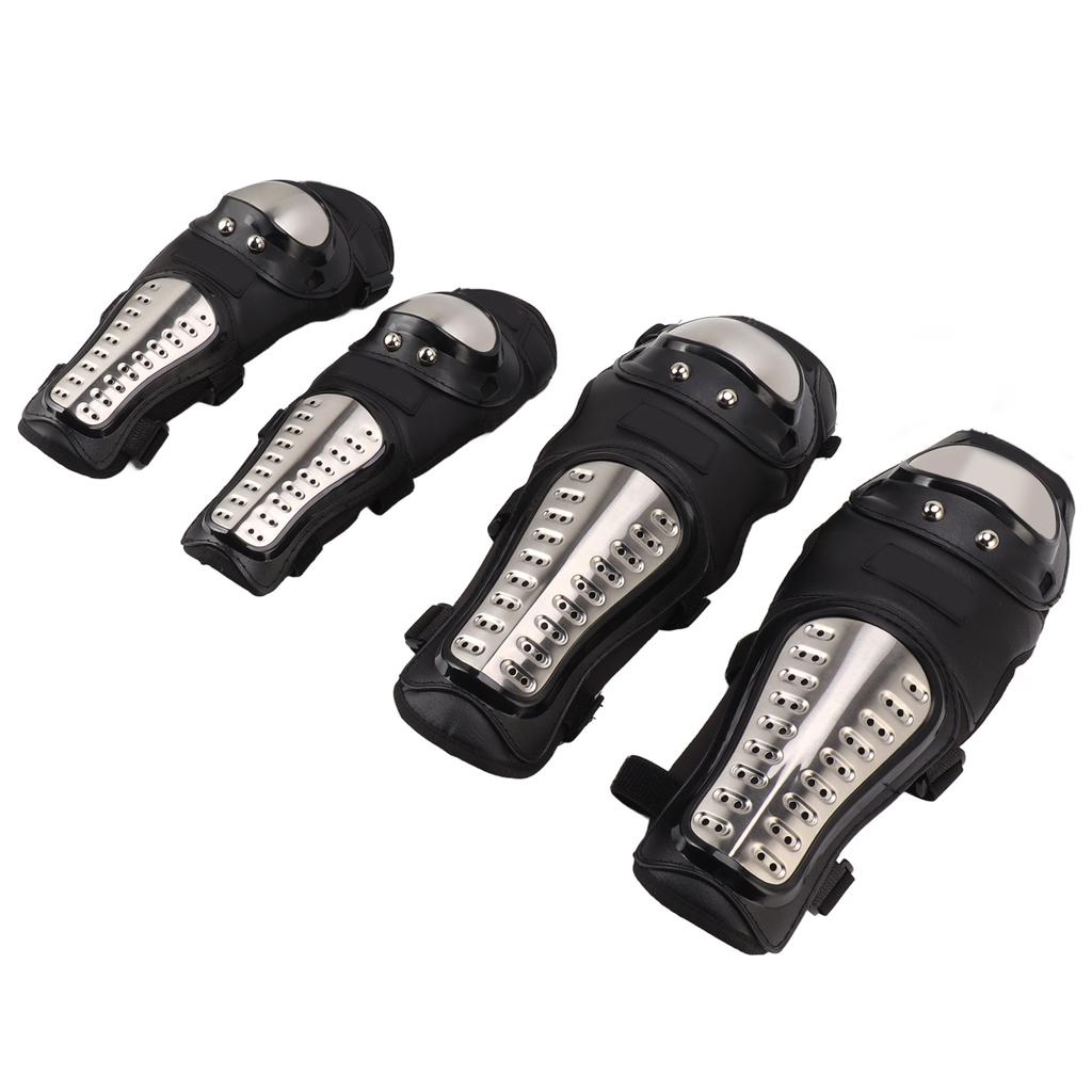 Adult Knee Elbow Pads Breathable Impact Resistant Adjustable Unisex Sport Protective Gear for Motorcycle Riding Skiing