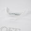 Short-sleeved T-shirt with Arrow Trendy Brand Letter Embroidery and Pearl Loose Fit