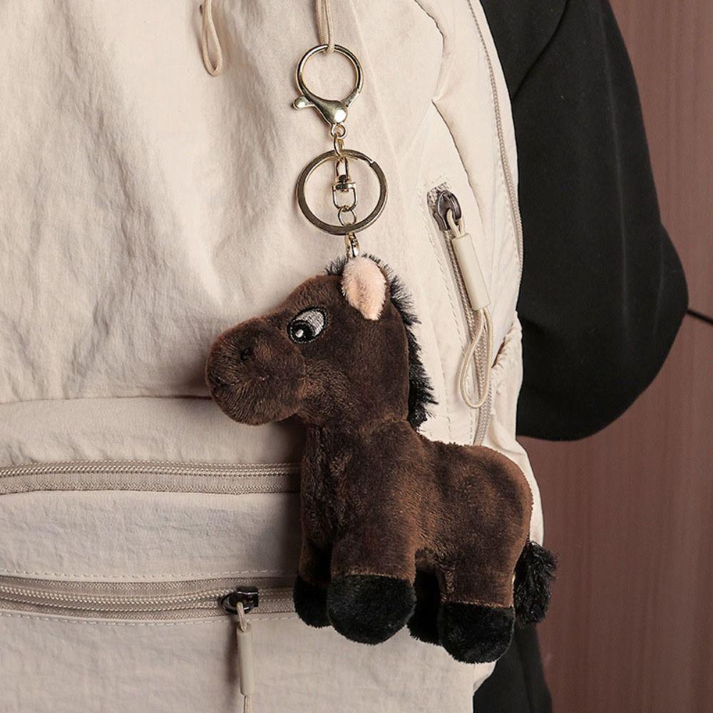 Stuffed Animal Stuffed Horse Doll Hanging Decoration Little Horse Keychain Birthday Gifts